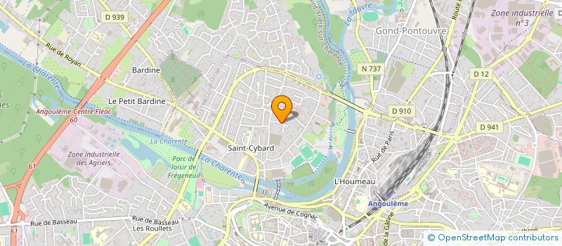 localisation de l'entreprise MONSIEUR STEPHEN BOURNADET à ANGOULEME