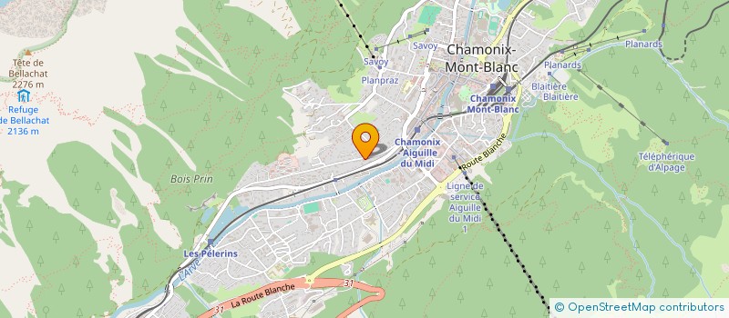 localisation de l'entreprise MONSIEUR STEPHEN BRAMMAR  CHAMONIX-MONT-BLANC