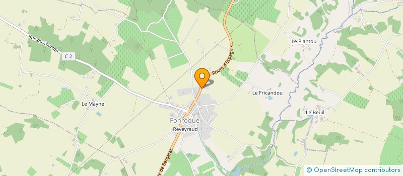 localisation de l'entreprise MONSIEUR STEPHEN BYRNE  FONROQUE