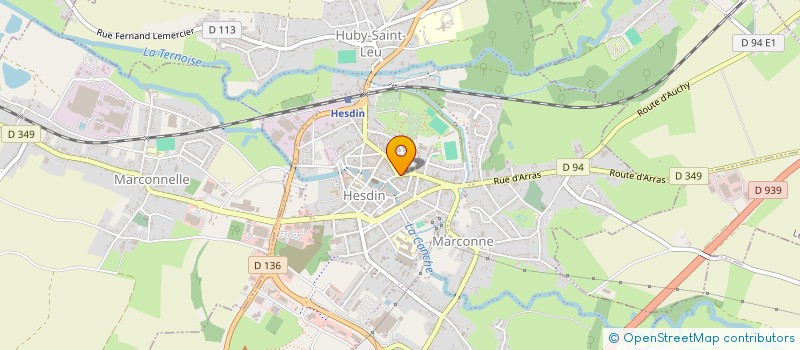 localisation de l'entreprise MONSIEUR STEPHEN CARPENTIER  MARCONNE