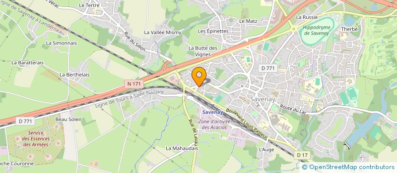localisation de l'entreprise MONSIEUR STEPHEN CHEVALIER à SAVENAY