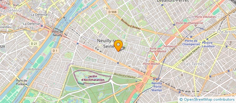 localisation de l'entreprise MONSIEUR STEPHEN CHOISET à NEUILLY-SUR-SEINE