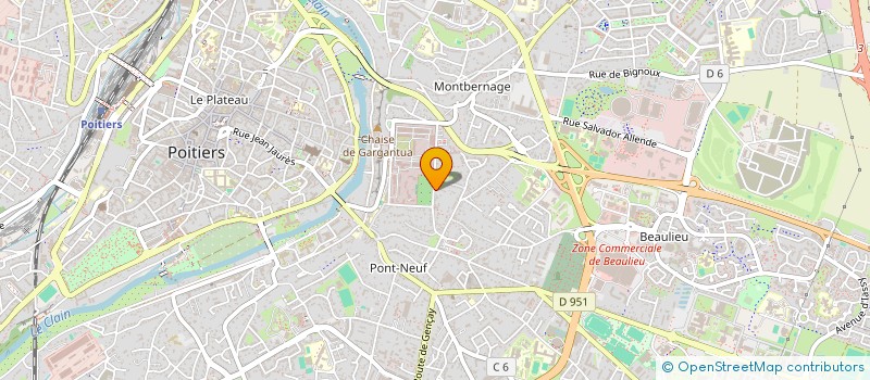 localisation de l'entreprise MONSIEUR STEPHEN COUTURE  POITIERS