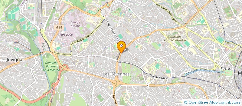 localisation de l'entreprise MONSIEUR STEPHEN DE BOISVILLIERS à MONTPELLIER