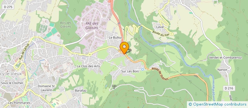 localisation de l'entreprise MONSIEUR STEPHEN DURAND à ANNECY