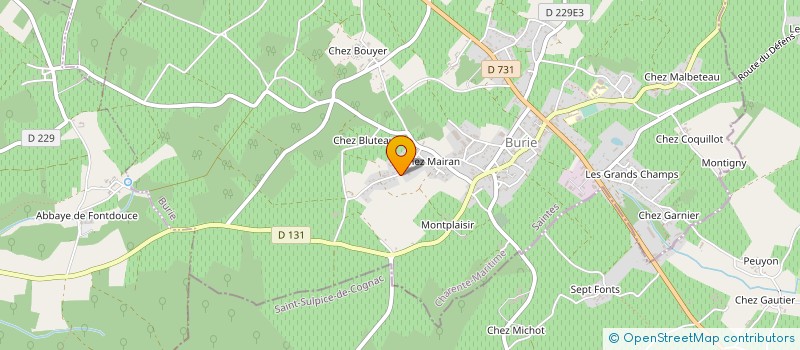 localisation de l'entreprise MONSIEUR STEPHEN EDWARDS  BURIE