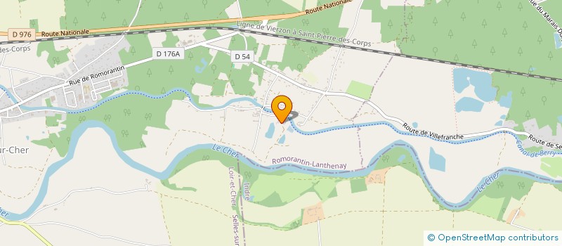 localisation de l'entreprise MONSIEUR STEPHEN ELWIS  SELLES-SUR-CHER