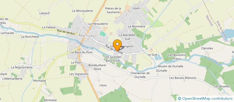 localisation de l'entreprise MONSIEUR STEPHEN FISHER à MARTIZAY