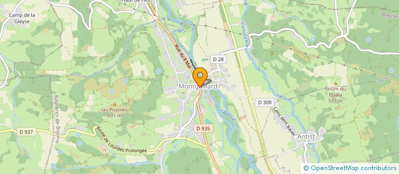 localisation de l'entreprise MONSIEUR STEPHEN FONTAINE  MONTGAILLARD