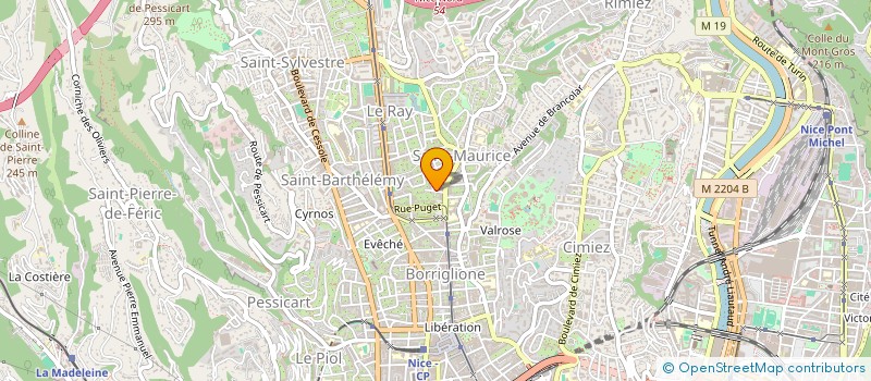 localisation de l'entreprise MONSIEUR STEPHEN GAGNA à NICE