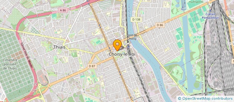 localisation de l'entreprise MONSIEUR STEPHEN GLOVER à CHOISY-LE-ROI