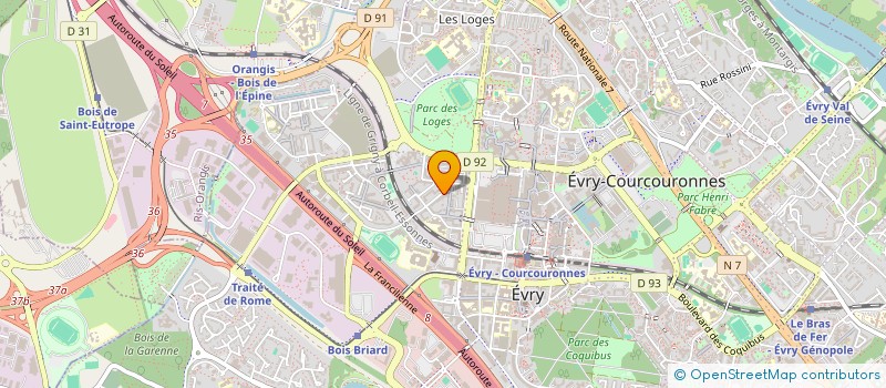 localisation de l'entreprise MONSIEUR STEPHEN GOUGH  EVRY-COURCOURONNES