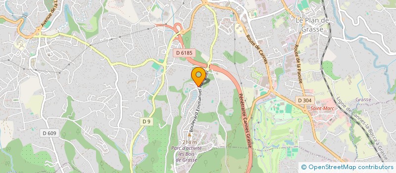 localisation de l'entreprise MONSIEUR STEPHEN HARRISON  GRASSE