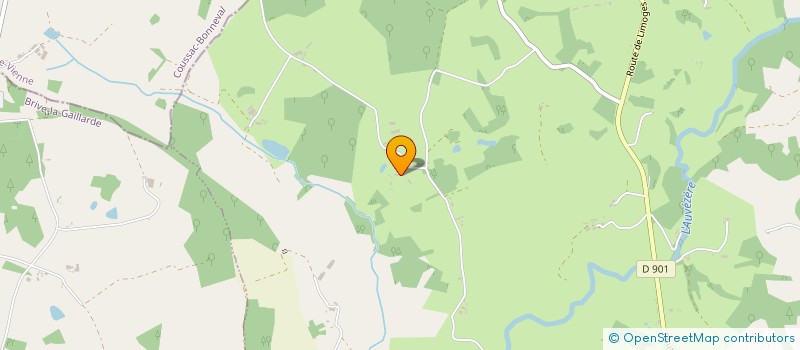 localisation de l'entreprise MONSIEUR STEPHEN HILTON  LUBERSAC