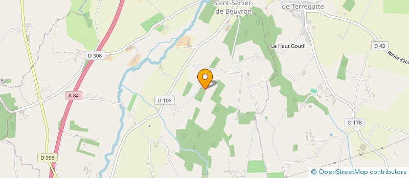 localisation de l'entreprise MONSIEUR STEPHEN HUGHES  SAINT-SENIER-DE-BEUVRON