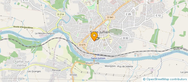 localisation de l'entreprise MONSIEUR STEPHEN IRETON  CHAILLAC-SUR-VIENNE