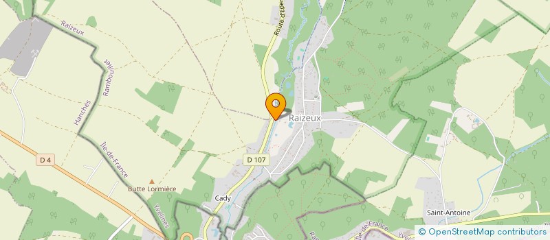 localisation de l'entreprise MONSIEUR STEPHEN JAMIN  RAIZEUX