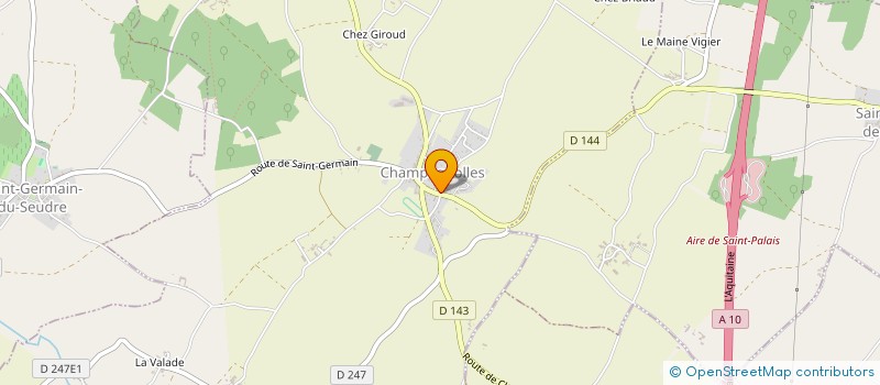 localisation de l'entreprise MONSIEUR STEPHEN JEWISS  CHAMPAGNOLLES