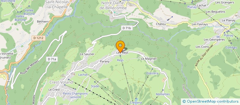 localisation de l'entreprise MONSIEUR STEPHEN LAGOUTTE  CREST-VOLAND