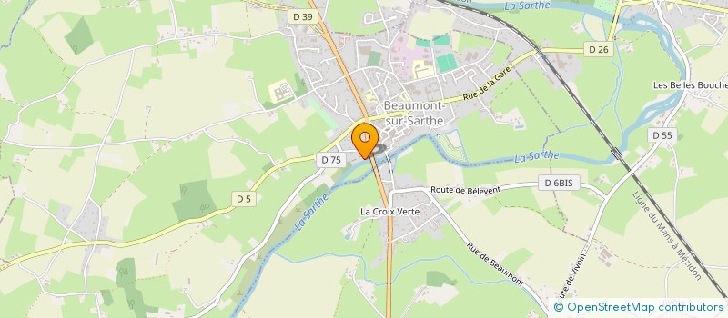 localisation de l'entreprise MONSIEUR STEPHEN LAWRY  BEAUMONT-SUR-SARTHE