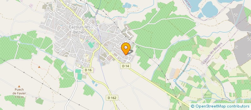 localisation de l'entreprise MONSIEUR STEPHEN LOPEZ  CAZOULS-LES-BEZIERS