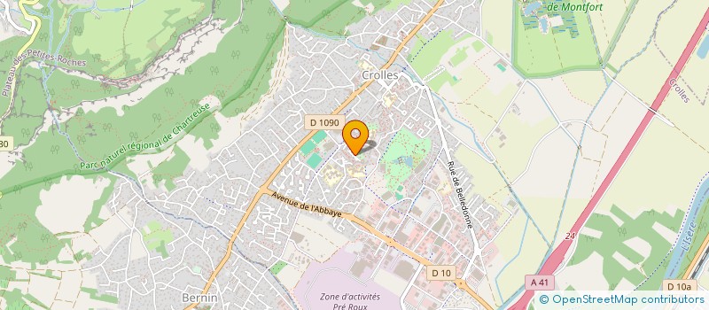 localisation de l'entreprise MONSIEUR STEPHEN MAKHLOUFI à CROLLES