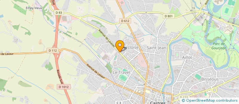 localisation de l'entreprise MONSIEUR STEPHEN MALLARD  CASTRES