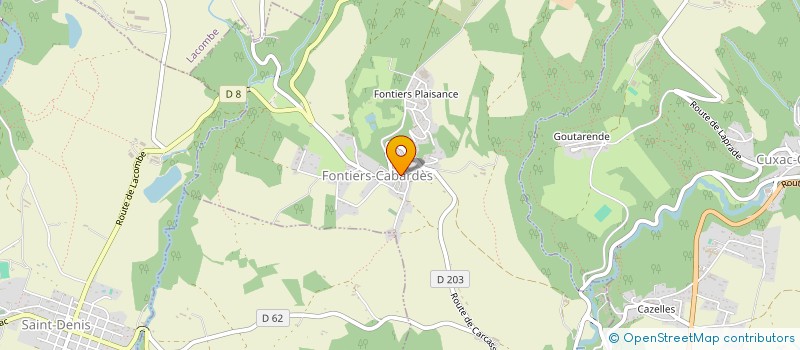 localisation de l'entreprise MONSIEUR STEPHEN MALLET  FONTIERS-CABARDES