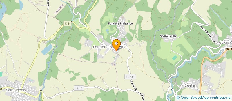 localisation de l'entreprise MONSIEUR STEPHEN MARSDEN  FONTIERS-CABARDES