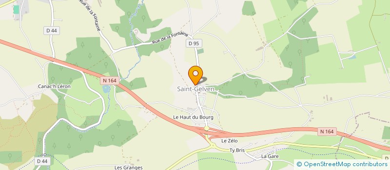 localisation de l'entreprise MONSIEUR STEPHEN MCGLINCHEY  BON REPOS SUR BLAVET