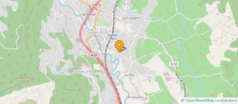 localisation de l'entreprise MONSIEUR STEPHEN MIGLIORE  SOLLIES-PONT