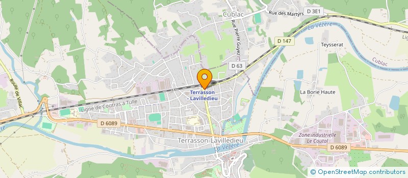 localisation de l'entreprise MONSIEUR STEPHEN MILLAT  TERRASSON-LAVILLEDIEU