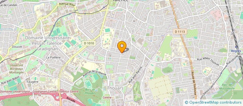 localisation de l'entreprise MONSIEUR STEPHEN MORLEY  TALENCE