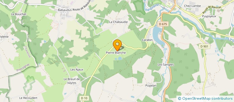 localisation de l'entreprise MONSIEUR STEPHEN MORRANT  ROCHECHOUART