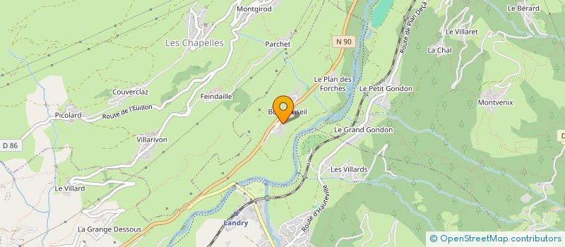 localisation de l'entreprise MONSIEUR STEPHEN NASH à LA PLAGNE TARENTAISE