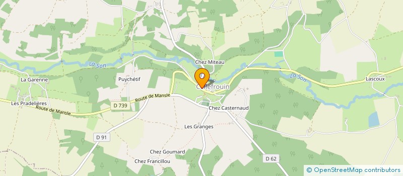 localisation de l'entreprise MONSIEUR STEPHEN NICHOLS  CELLEFROUIN