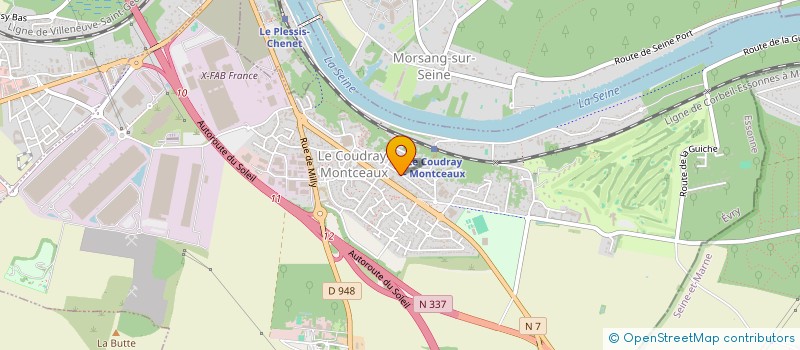 localisation de l'entreprise MONSIEUR STEPHEN OGEZ  LE COUDRAY-MONTCEAUX