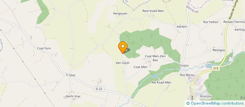 localisation de l'entreprise MONSIEUR STEPHEN PEARSON STEPHEN  PONT-MELVEZ