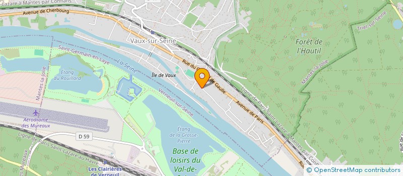 localisation de l'entreprise MONSIEUR STEPHEN RATER  VAUX-SUR-SEINE