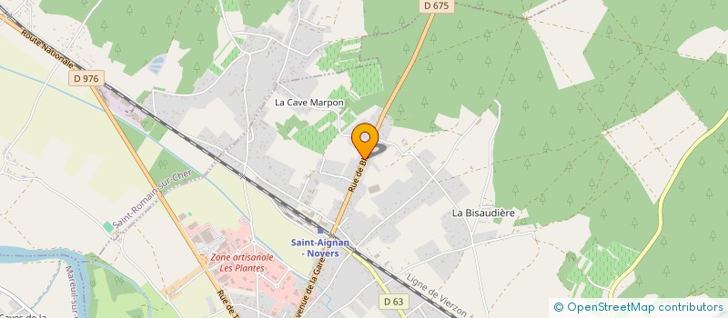 localisation de l'entreprise MONSIEUR STEPHEN TRAQUET  MONTRICHARD VAL DE CHER