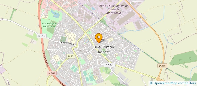 localisation de l'entreprise MONSIEUR STEPHEN VALLOIR  BRIE-COMTE-ROBERT