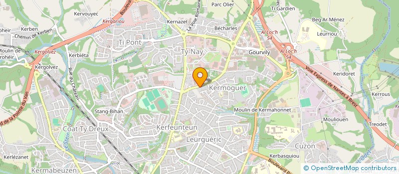 localisation de l'entreprise MONSIEUR STERENN QUEMERE à QUIMPER