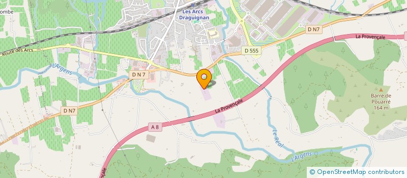 localisation de l'entreprise MONSIEUR STESSY FORTHOFFER à LES ARCS