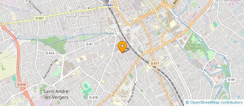 localisation de l'entreprise MONSIEUR STESSY PIERROT  SAINT-ANDRE-LES-VERGERS