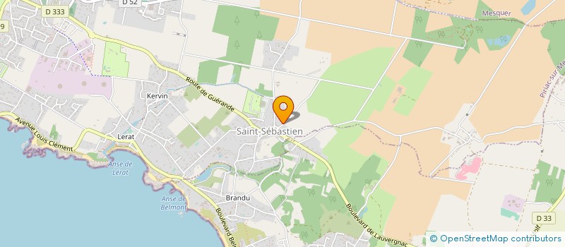 localisation de l'entreprise MONSIEUR STEVAN SEBILLOT à PIRIAC-SUR-MER