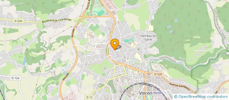 localisation de l'entreprise MONSIEUR STEVAN SPIRKOVITCH à VOIRON