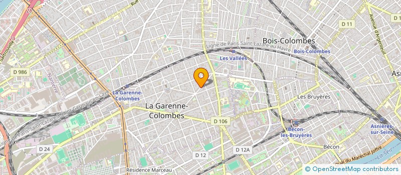 localisation de l'entreprise MONSIEUR STEVAN VASILJEVIC à LA GARENNE-COLOMBES