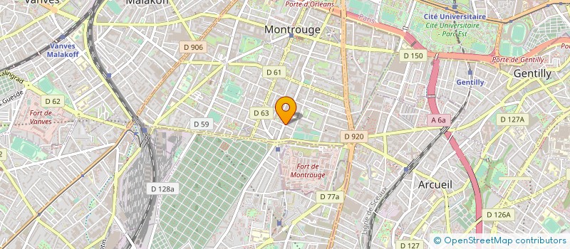 localisation de l'entreprise MONSIEUR STEVAN VUKADINOVIC  MONTROUGE