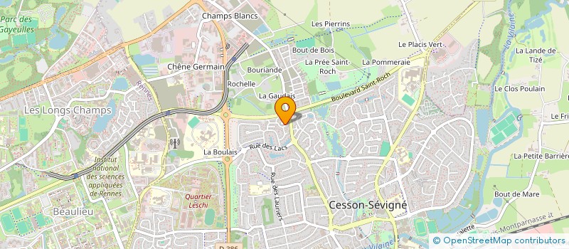 localisation de l'entreprise MONSIEUR STEVE ABRAS  CESSON-SEVIGNE