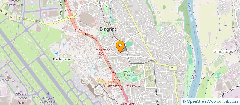 localisation de l'entreprise MONSIEUR STEVE AGBOESSI  BLAGNAC